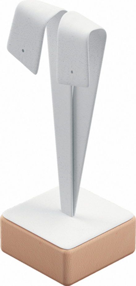 Подставка для серег/ушки/2 отверстия/накладка/квадратное основание/Н-120 мм.