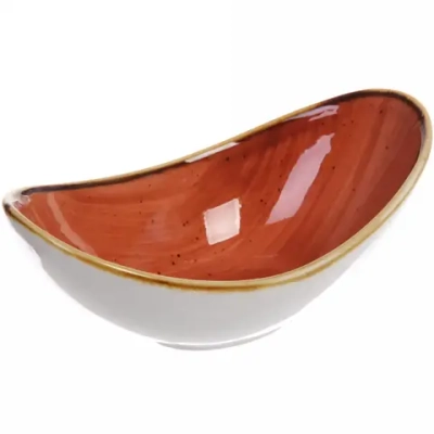 Салатник керамический «Corsica orange» 14,5*8,2*5,7см