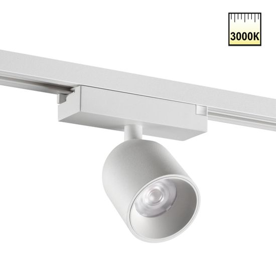 359809 PORT NT25 278 белый Светильник трековый однофазный трехжильный IP20 LED 10W 180-265V 3000К SOLETTE