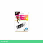 USB Flash-накопитель Silicon-Power Blaze B02 64Gb Black (SP064GBUF3B02V1K)
