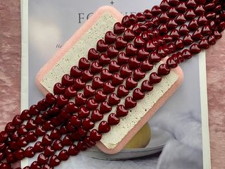 Бусины "Сердце. Майорка", 12мм (имитация)