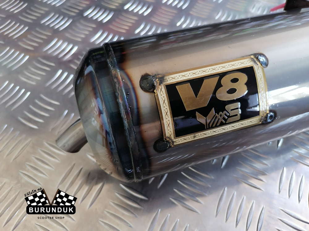 V8 ВЫХЛОПНАЯ ТРУБА / ГЛУШИТЕЛЬ 70 - 90 сс DIO AF 34 AF 35 ZX
