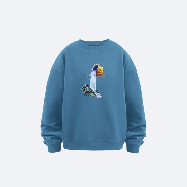 Свитшот Called a Garment Allegory (denim) артикул: - купить в магазине Дайс