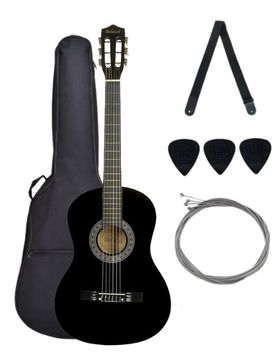 Классическая гитара 7/8 Belucci BC3805 BK (комплект)