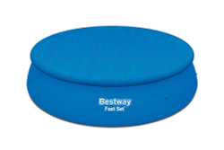 Тент для бассейнов с надувным бортом Bestway Fast Set Pools 457 см (d 495 см) (58035 BW)