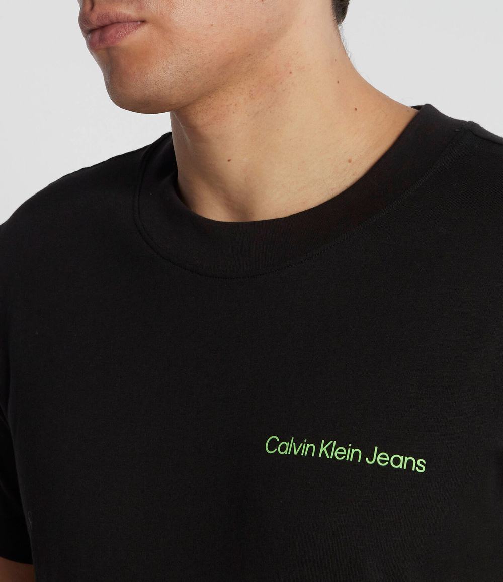 Футболка LOGO TAPE CALVIN KLEIN JEANS - черный(J30J323993)