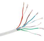 Кабель витая пара U/UTP 5e кат. 4 пары Exegate UTP4-C5E-CCA-P24-IN-PVC-GY-305