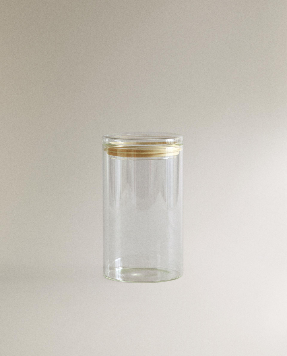 Zara Home пищевой контейнер из боросиликатного стекла, цвет прозрачный, 11 см