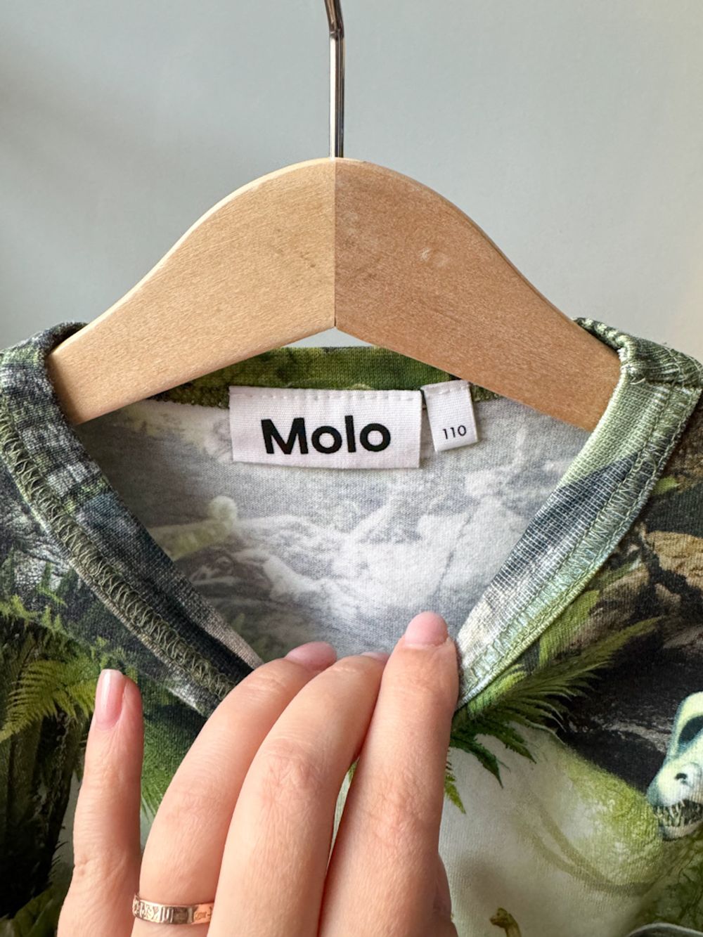 Новый хлопковый лонгслив Molo, 110