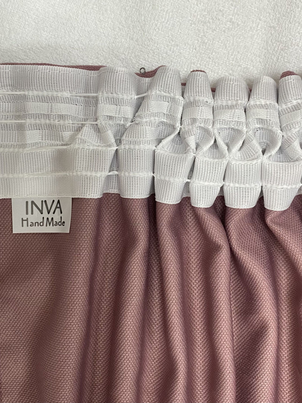 Комплект штор BlessLight Портьеры Канвас 250х100 1 шт. Розовая пудра