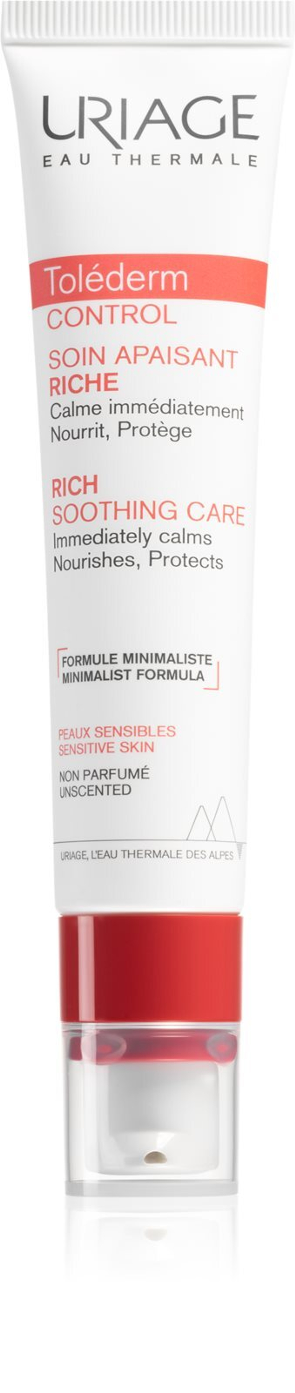 Uriage Tolederm Control Rich Soothing Care - Питательный успокаивающий крем для чувствительной и аллергичной кожи /   40  ml  / GTIN 3661434008498