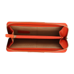 Женский кожаный большой кошелёк 19,5х10х2см CROSS Kelly Wall Orange AC758287_4-1