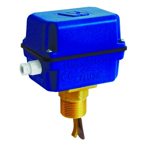 Датчик потока из латуни, наруж. резьба 1", для труб от 1" до 8", 250В/00000042935