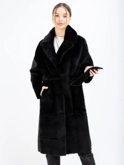 Шуба натуральная дубленка зимняя двухсторонняя