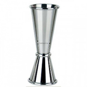 Джиггер металлический, 25*50 мл, нержавеющая сталь, P.L.- Barbossa