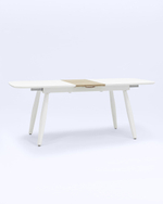 Стол обеденный Чикаго раскладной 160-200*90 белый