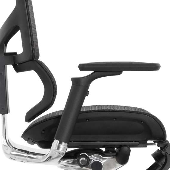 Кресло EXPERT 2 SAIL RSAM 01(сидение MAX с подножкой, подлокотник 6D(360), сетка черн/каркас черн)