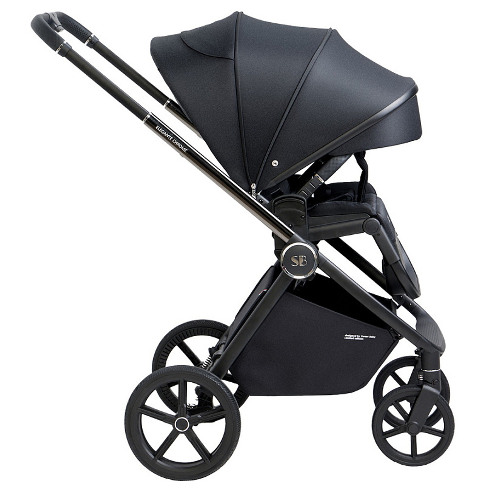 Детская коляска Sweet Baby Elegante 2 в 1 Chrome Black