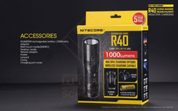 Фонарь Nitecore R40 с док станцией