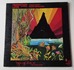 Винтажная виниловая пластинка LP Mountain Live The Road Goes Ever On (Japan 1972) (No Obi) Long Red