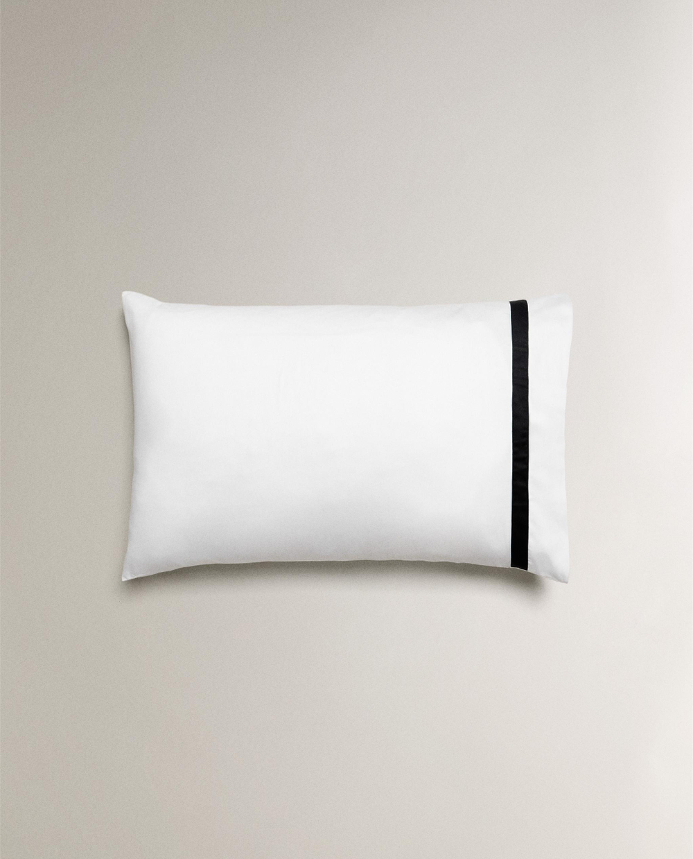 Наволочка Zara Home сатин, хлопок 100%, однотонный, 5136/091