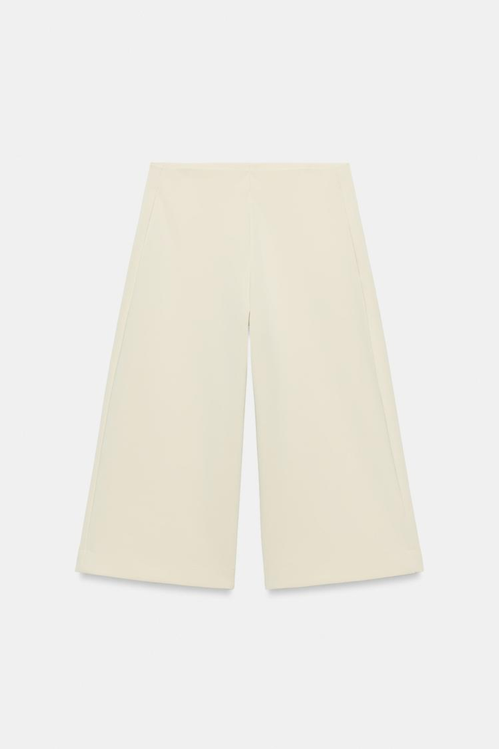 ZARA ШИРОКИЕ ШОРТЫ, ЭКРЮ