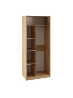 Прихожая с зеркалом Графит 190х40х220