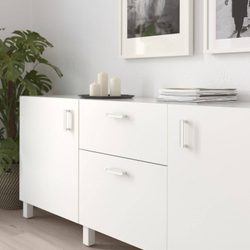 IKEA GUBBARP  (ИКЕА ГУББАРП)  -  Ручка, белая, 116 мм