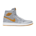 Кроссовки Jordan Air Jordan 1 Retro High Flyknit Wolf Grey