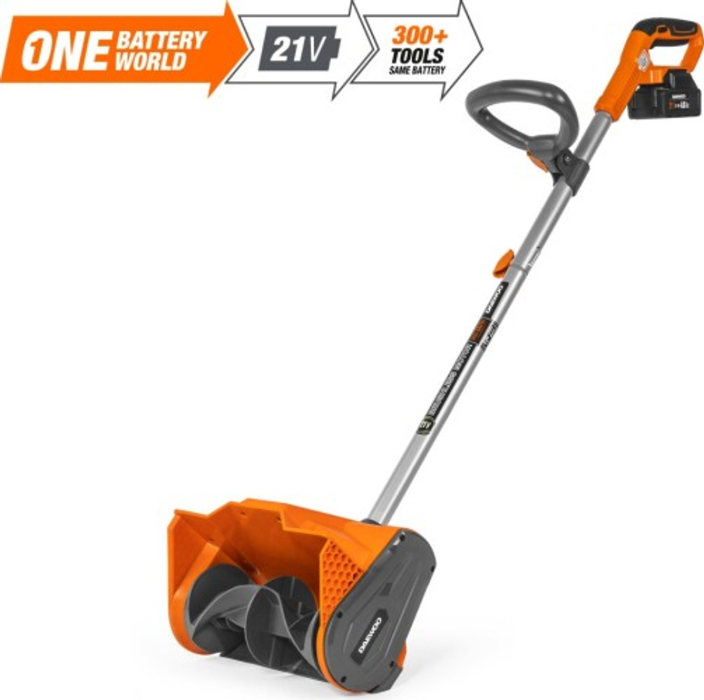 Снегоуборщик (электролопата) аккумуляторный DAEWOO DAST 3321Li SET