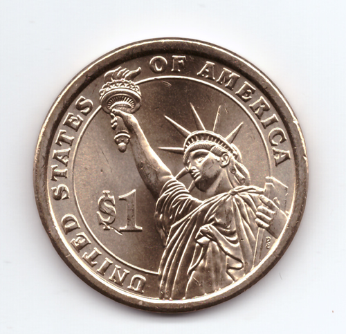 США. 1 доллар. Президенты. №18. 2011. Ulysses S. Grant / Улисс Грант. P. UNC