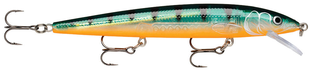 Воблер RAPALA Husky Jerk 14 /GP /суспендер/ 1,2-2,4м, 14см, 18гр