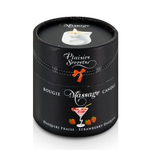 Массажная свеча с ароматом клубничного дайкири Plaisir Secret Bougie de Massage Daikiri Fraise 80мл