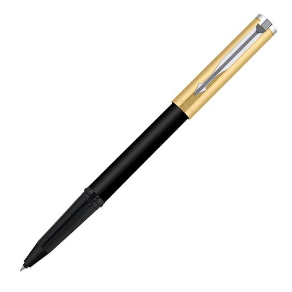 Parker Beta Premium Gold, шариковая ручка, стержень Systemark М синий, подар.кор.