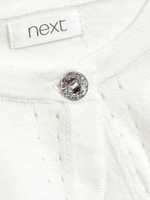 Балеро для девочки Next 532-020, Молочный