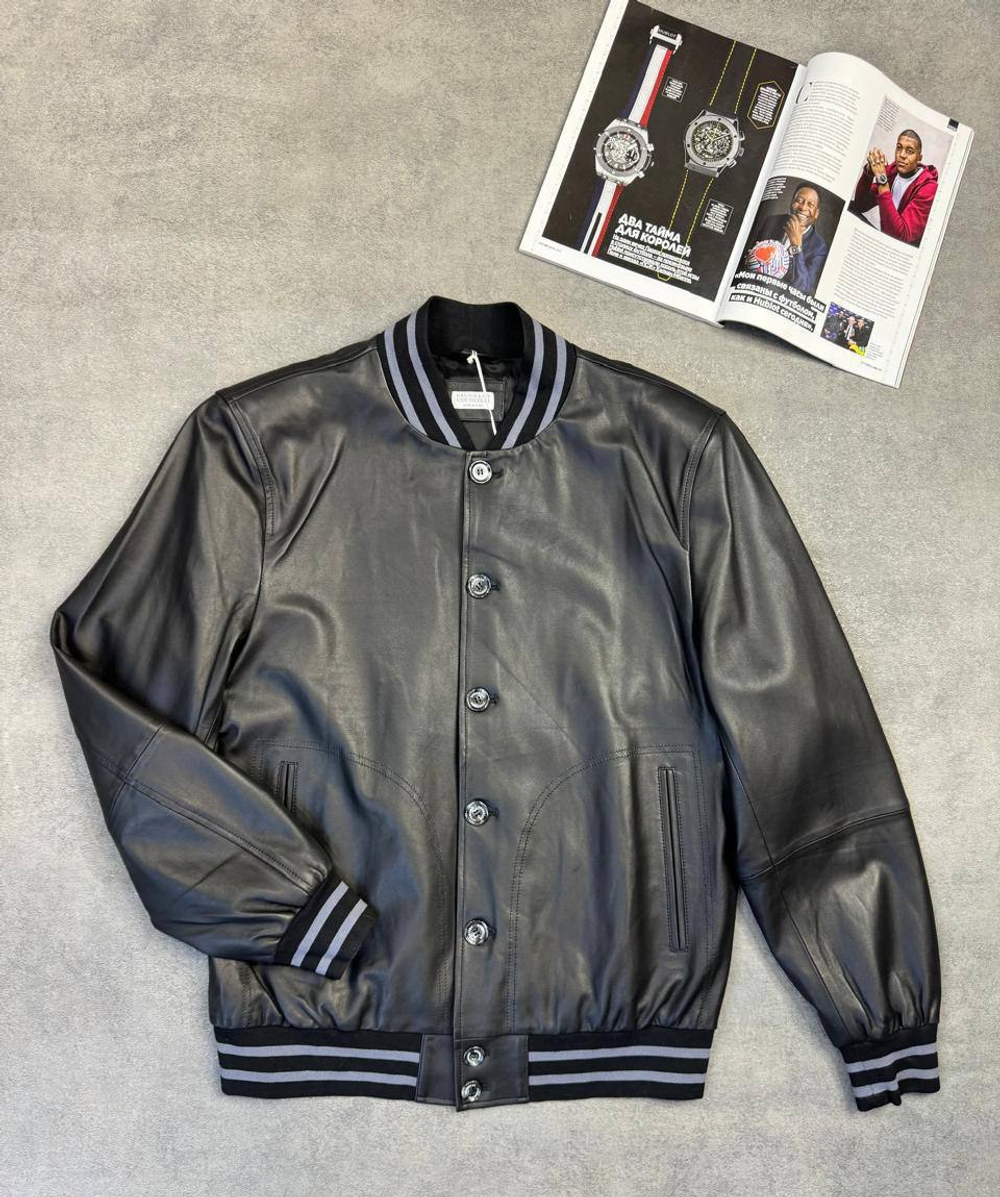 Куртка кожаная Brunello Cucinelli