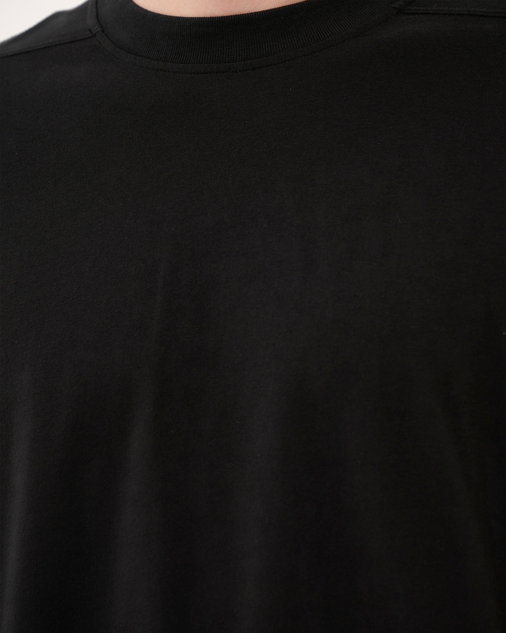 RICK OWENS DRKSHDW ЛОНГСЛИВ ЧЕРНЫЙ LIDO CREWNECK SWEAT