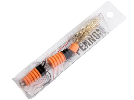 Приманка джиг. LJ PENNON SLOTWORM оранж./черн. в блистере