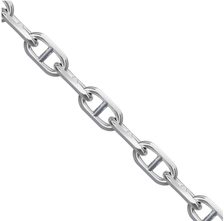 Цепь “Якорь "Морской" с алмазной гранью”