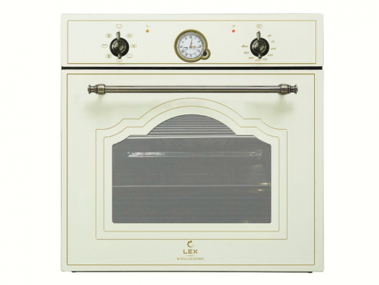 Электрический духовой шкаф Lex EDM 6070С IV Light слоновая кость