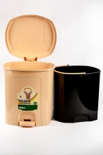 Ведро для мусора с педалью 11л (Ар-Пласт)