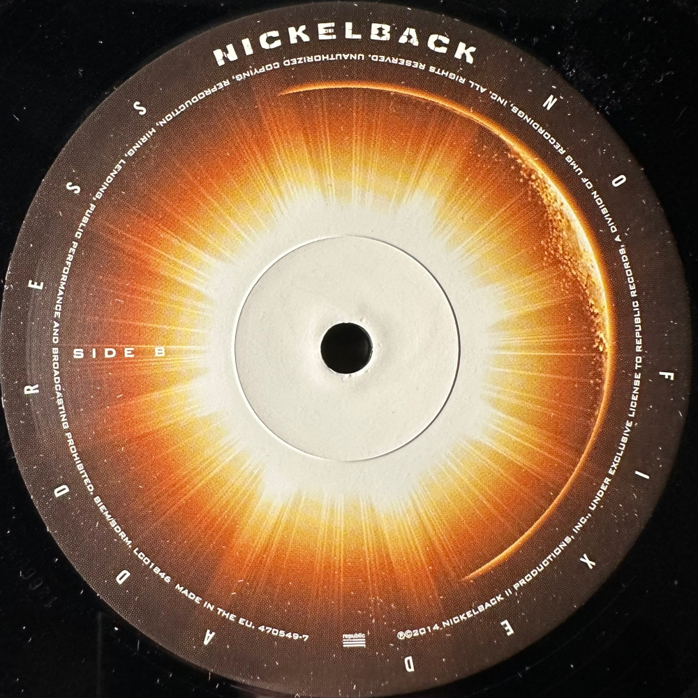 Nickelback ‎– No Fixed Address (Европа 2014г.)