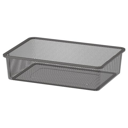 IKEA TROFAST  (ИКЕА ТРОФАСТ)  -  Контейнер из проволоки, темно-серый, 42x30x10 см