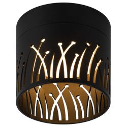 Светильник настенно-потолочный спот ЭРА OL54 BK под лампу GX53 черный IP20