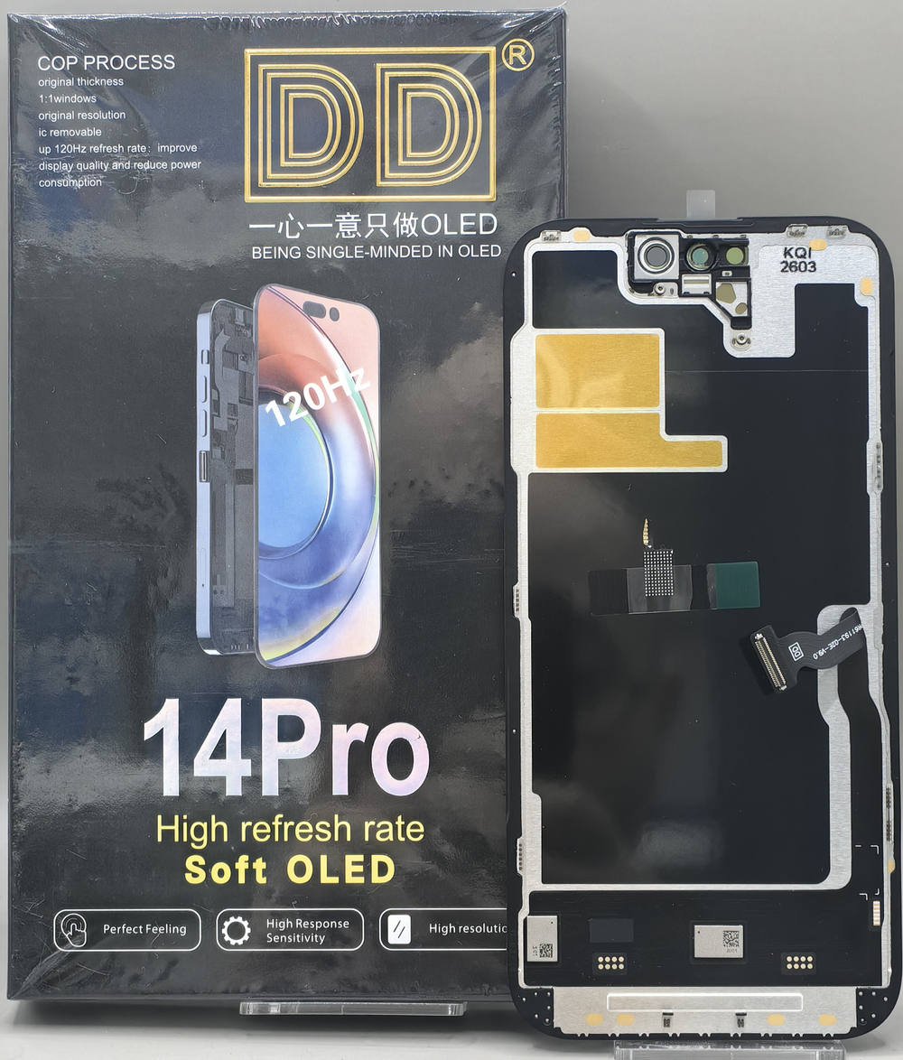 Дисплей iPhone 14 Pro SOFT OLED; 120Hz; бренд DD