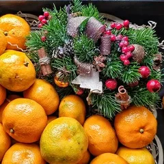 Подарочная корзина новогодняя  Подарочная корзина новогодняя