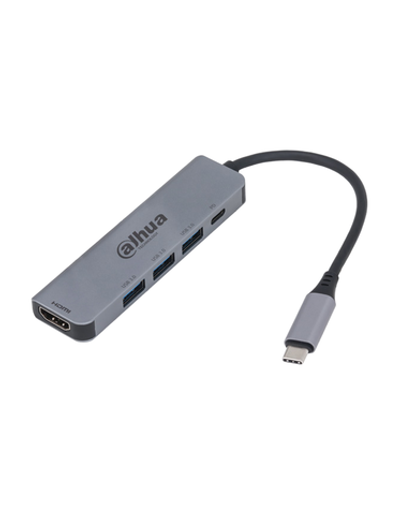 DAHUA Док станция 7 in 1 USB 3.1 Type-C to USB 3.0 + HDMI + SD/TF + PD Docking Station