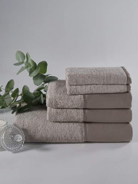 Набор полотенец 5шт Claire Batiste Atelier Brise серо-бежевый