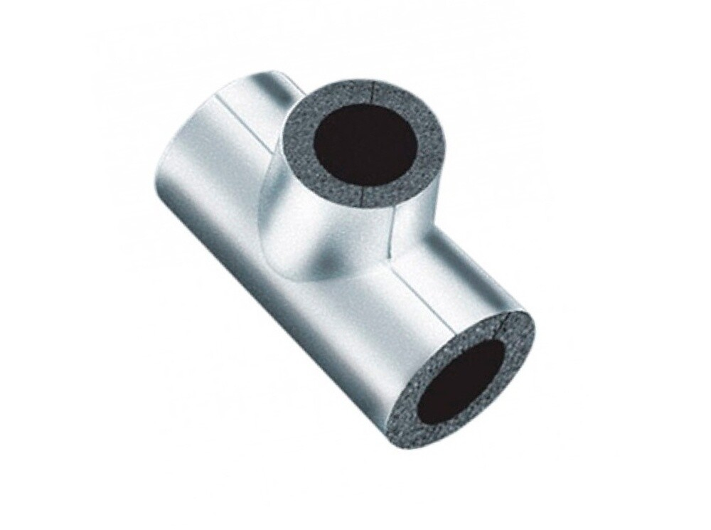 Тройник 90° из вспененного каучука равнопроходной и переходной K-FLEX AL CLAD