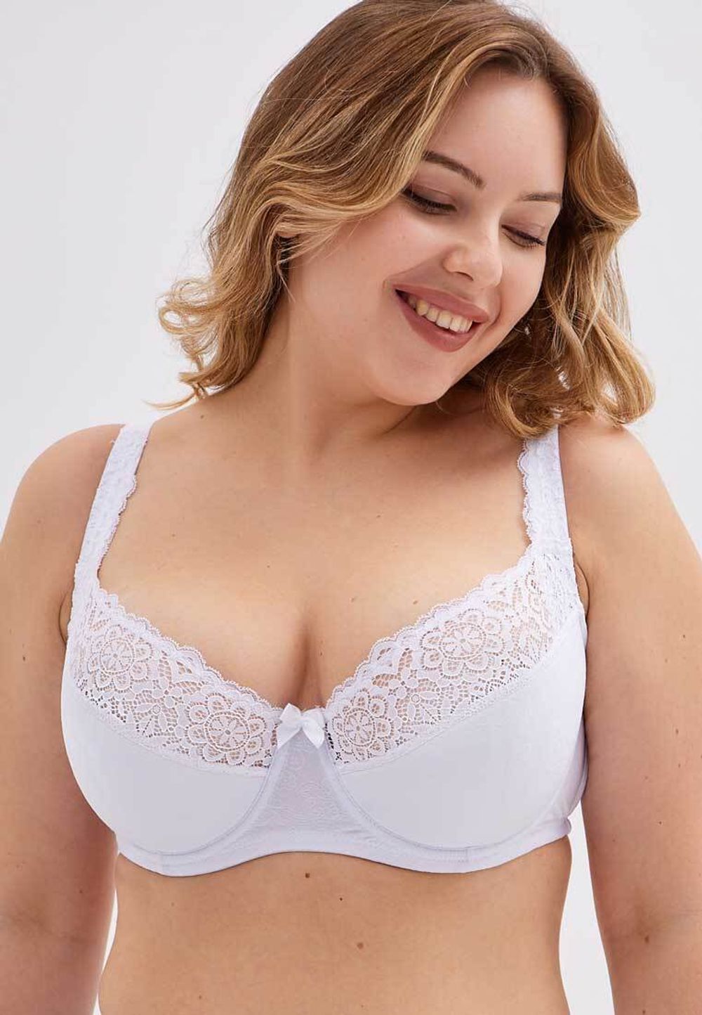 Бюстгальтер кружевной большие размеры
